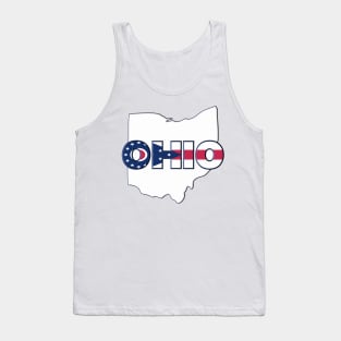 Ohio Colored State Letters Tank Top